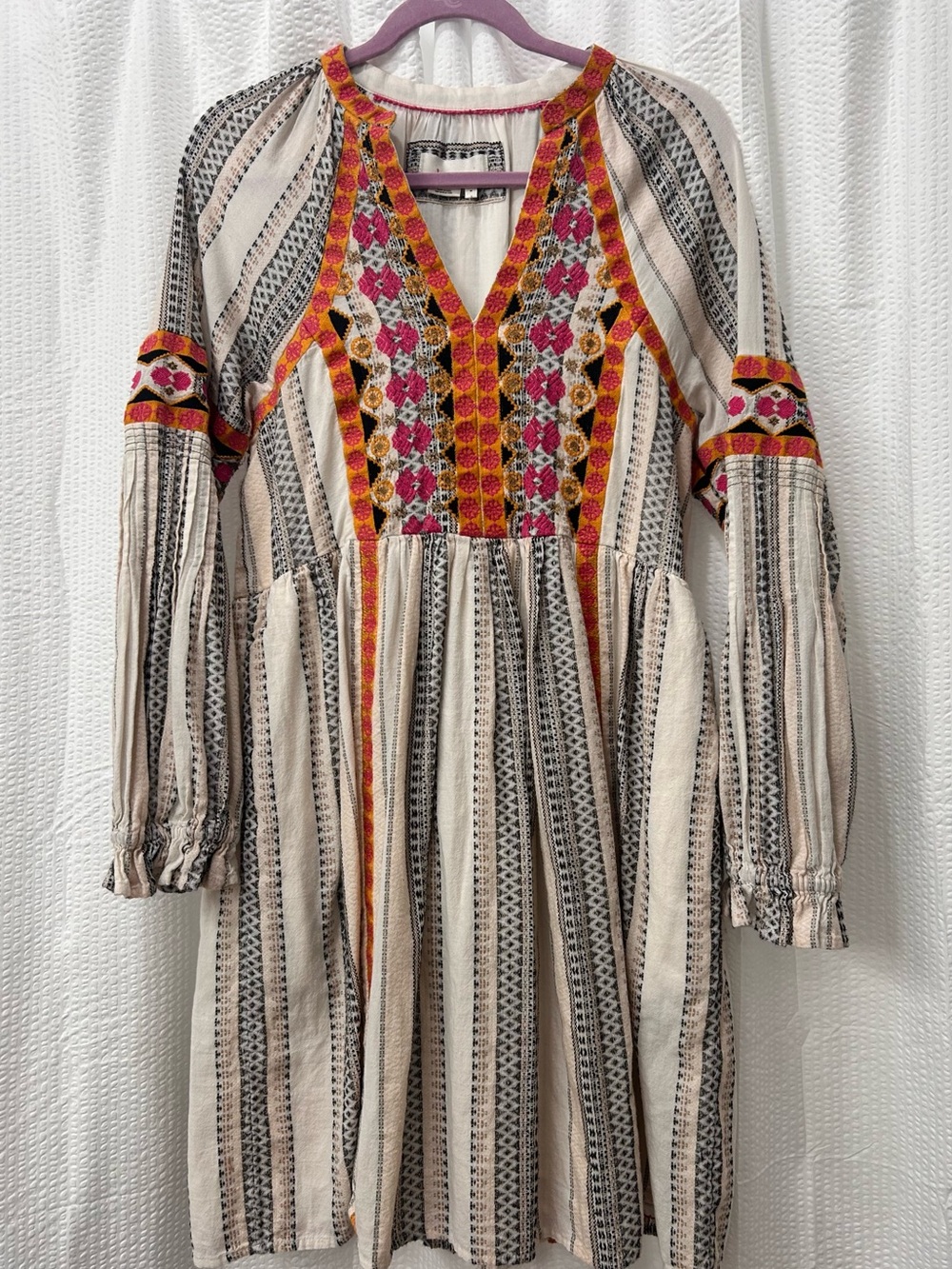 Anthropologie | Lottie Embroidered Dress Size Medium HTF - Picture 3 of 15